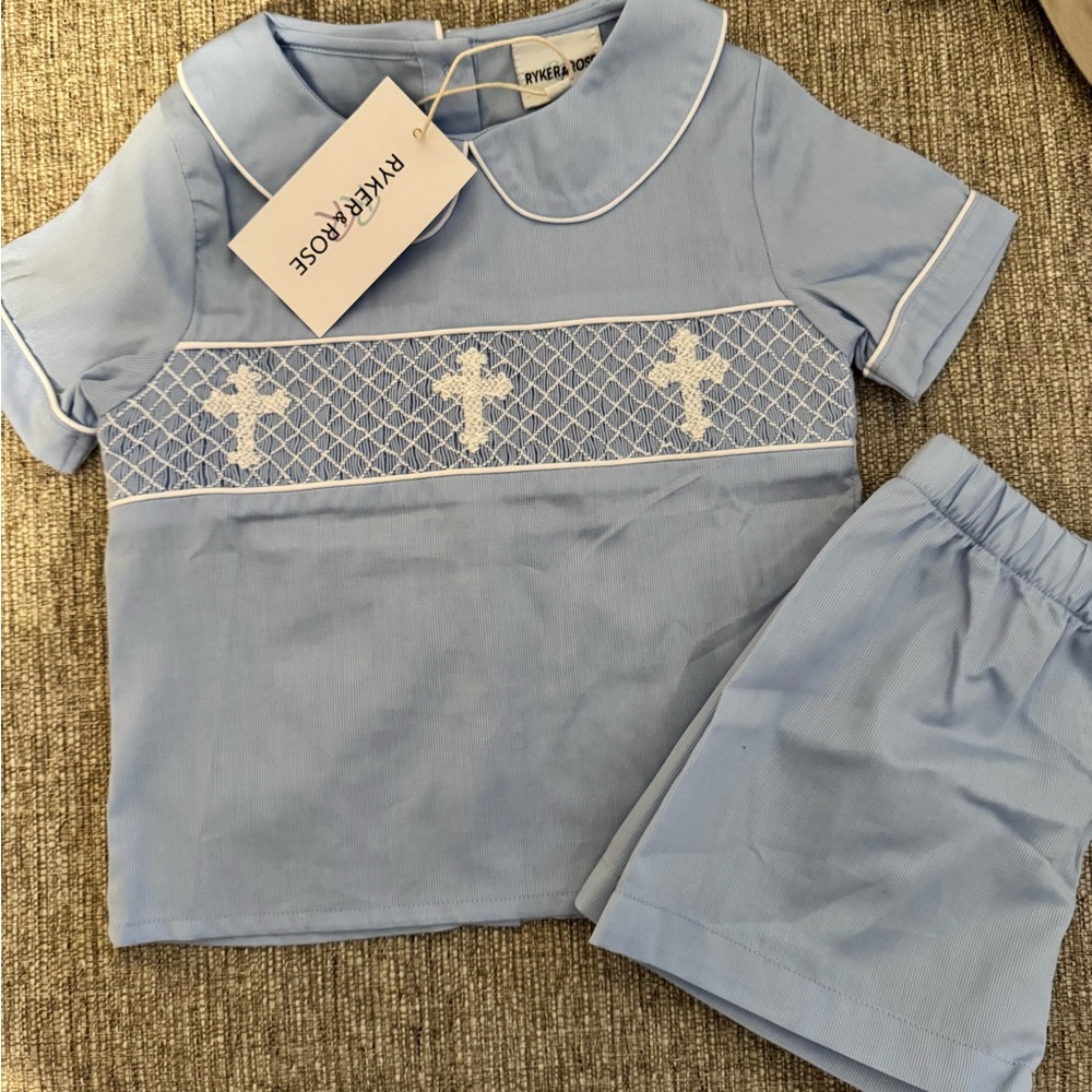 Light Blue Kids Pajama Set